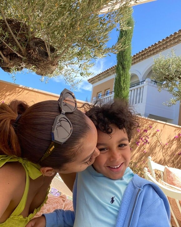 Cora Gauthier a publié des photos de vacances avec leur fils Ibrahim sur sa page Instagram le 5 septembre 2021.