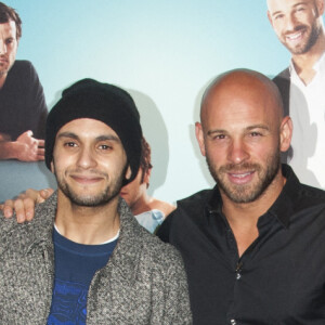 Malik Bentalha, Franck Gastambide, Frédéric Pierrot - Avant-première du film "Toute Première Fois" à l'UGC Ciné Cité Bercy à Paris, le 19 janvier 2015.