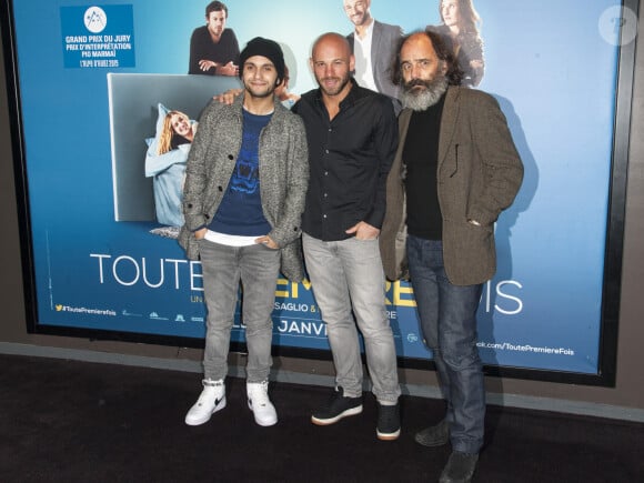 Malik Bentalha, Franck Gastambide, Frédéric Pierrot - Avant-première du film "Toute Première Fois" à l'UGC Ciné Cité Bercy à Paris, le 19 janvier 2015.