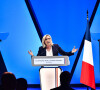 Meeting de Marine Le Pen, candidate RN à l'élection présidentielle, à Perpignan le 7 avril 2022