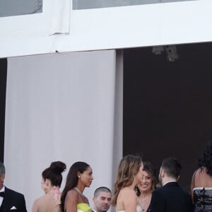 Exclusif - - Les invités lors de la cérémonie de mariage de Brooklyn Beckham et Nicola Peltz à Palm Beach en Floride le 9 avril 2022. 