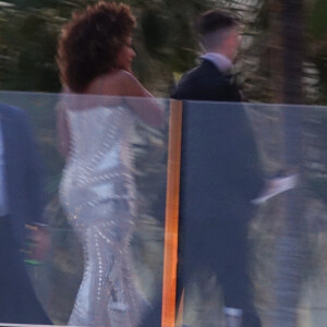 Exclusif - Mel B - Les invités lors de la cérémonie de mariage de Brooklyn Beckham et Nicola Peltz à Palm Beach en Floride le 9 avril 2022. 