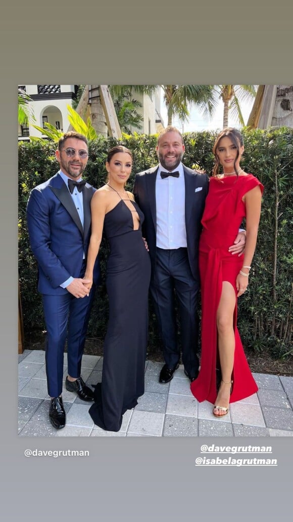 Eva Longoria dévoile sa tenue pour le mariage de Brooklyn Beckham et de Nicola Peltz le 9 avril 2022 sur Instagram