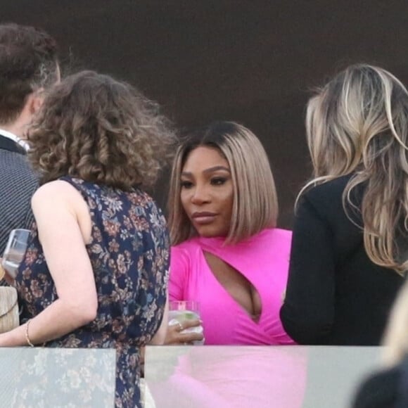 Serena Williams - Les invités lors de la cérémonie de mariage de Brooklyn Beckham et Nicola Peltz à Palm Beach en Floride le 9 avril 2022. 