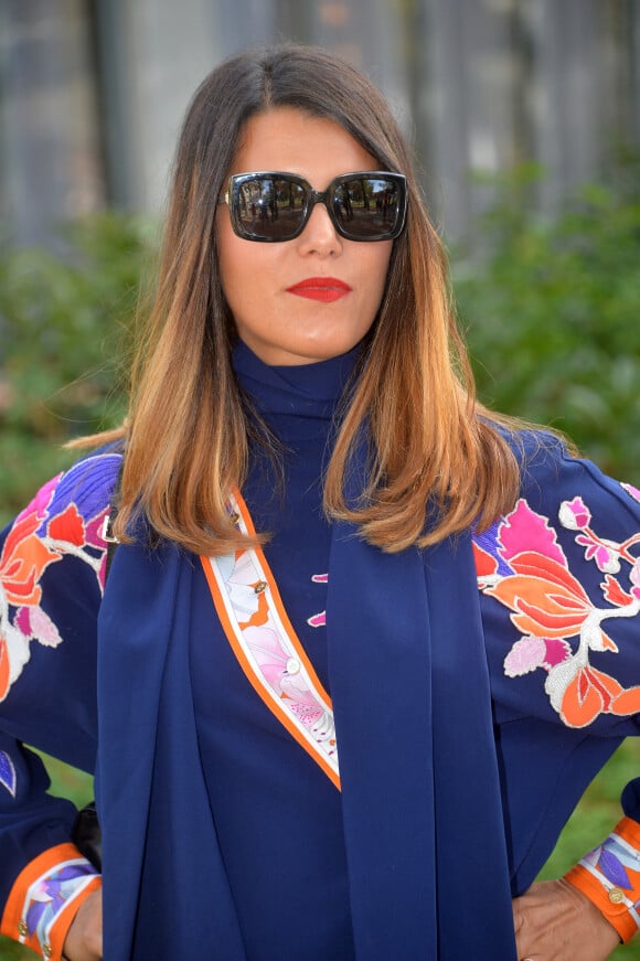 Exclusif - Karine Ferri au défilé de mode PAP printemps-été 2020 "Leonard" à Paris le 27 septembre 2019 © Veeren / Christophe Clovis / Bestimage