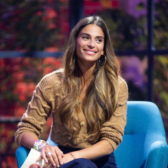 Tatiana Silva lors de la 32ème édition du Télévie, l'opération de récolte de dons de RTL Belgium au profit du Fonds de la recherche scientifique (FNRS) pour aider la lutte contre la leucémie et le cancer. Belgique, Bruxelles.