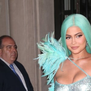Kylie Jenner à la sortie du Mark Hotel pour se rendre à l'after party de la 71ème édition du MET Gala (Met Ball, Costume Institute Benefit) à New York, le 6 mai 2019. 