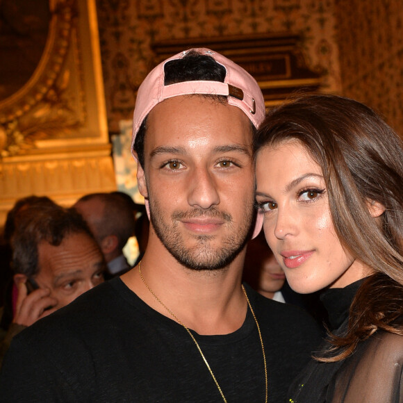 Iris Mittenaere (Miss France et Miss Univers 2016) et son compagnon Diego El Glaoui - After Show du défilé de mode Haute-Couture printemps-été 2020 "Jean-Paul Gaultier" au théâtre du Châtelet à Paris le 22 janvier 2020. © Christophe Clovis-Veeren Ramsamy / Bestimage 