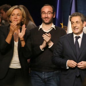 Valérie Pécresse lors du meeting de Nicolas Sarkozy à Velizy-Villacoublay dans les Yvelines le 6 octobre 2014