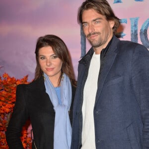 Camille Lacourt et sa compagne Alice Detollenaere (Miss Bourgogne 2010) - Projection exceptionelle de "La Reine des Neiges 2 " au Grand Rex à Paris le 13 novembre 2019. © Veeren Ramsamy/Bestimage