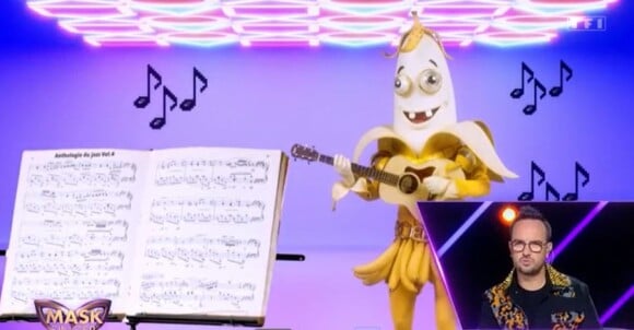 La Banane lors de l'épisode de "Mask Singer 2022" du 8 avril sur TF1