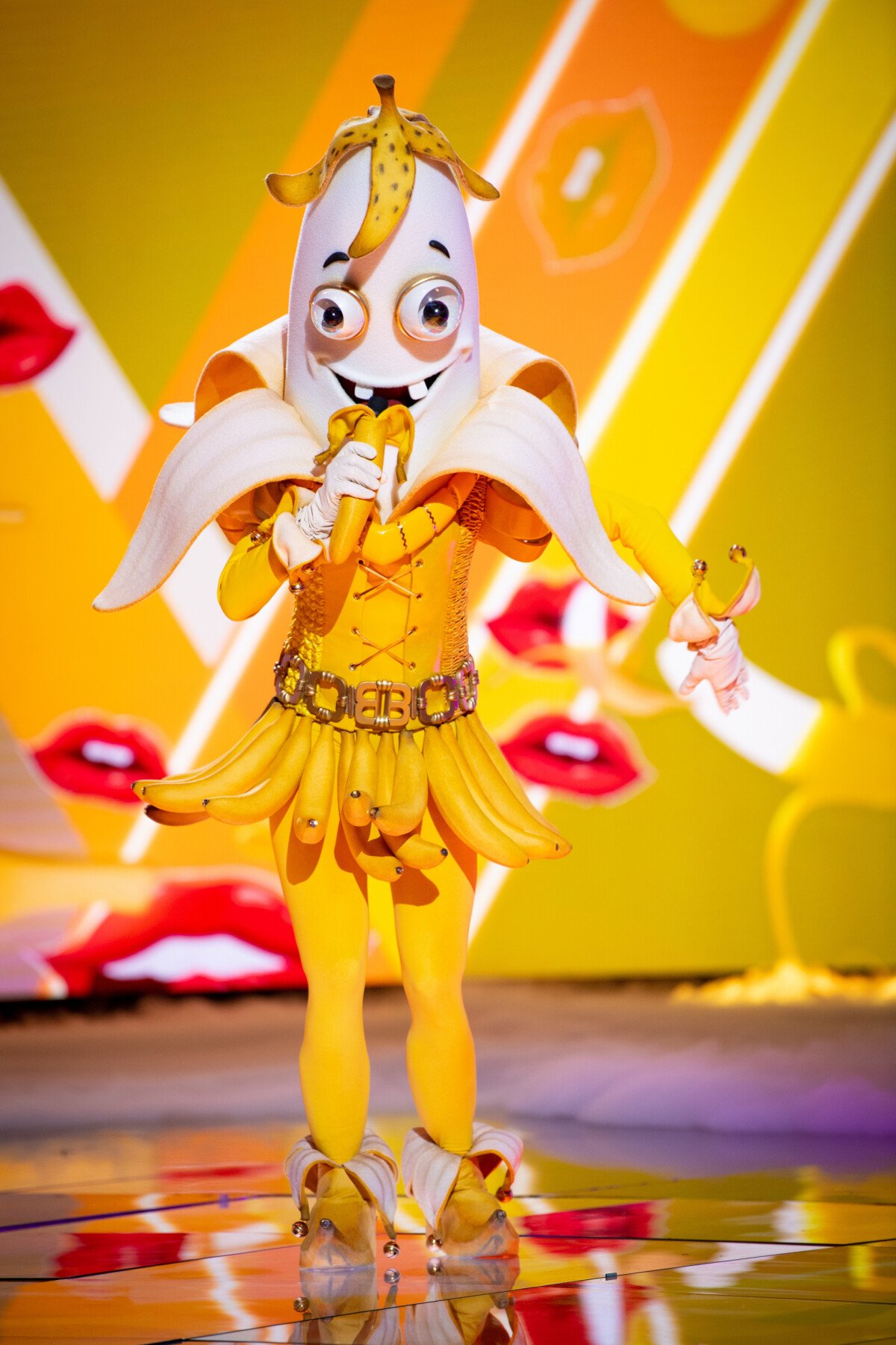Photo La Banane, costume de "Mask Singer" sur TF1 Purepeople