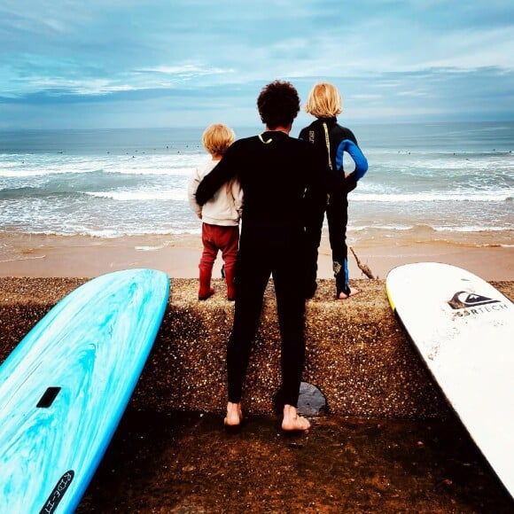 Elodie Varlet a eu deux enfants avec son compagnon Jérémie Poppe, Marcus (né en 2014) et Solal (né en 2017) - Instagram