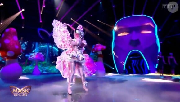 Le Papillon lors de l'émission "Mask Singer 2022" du 15 avril, sur TF1