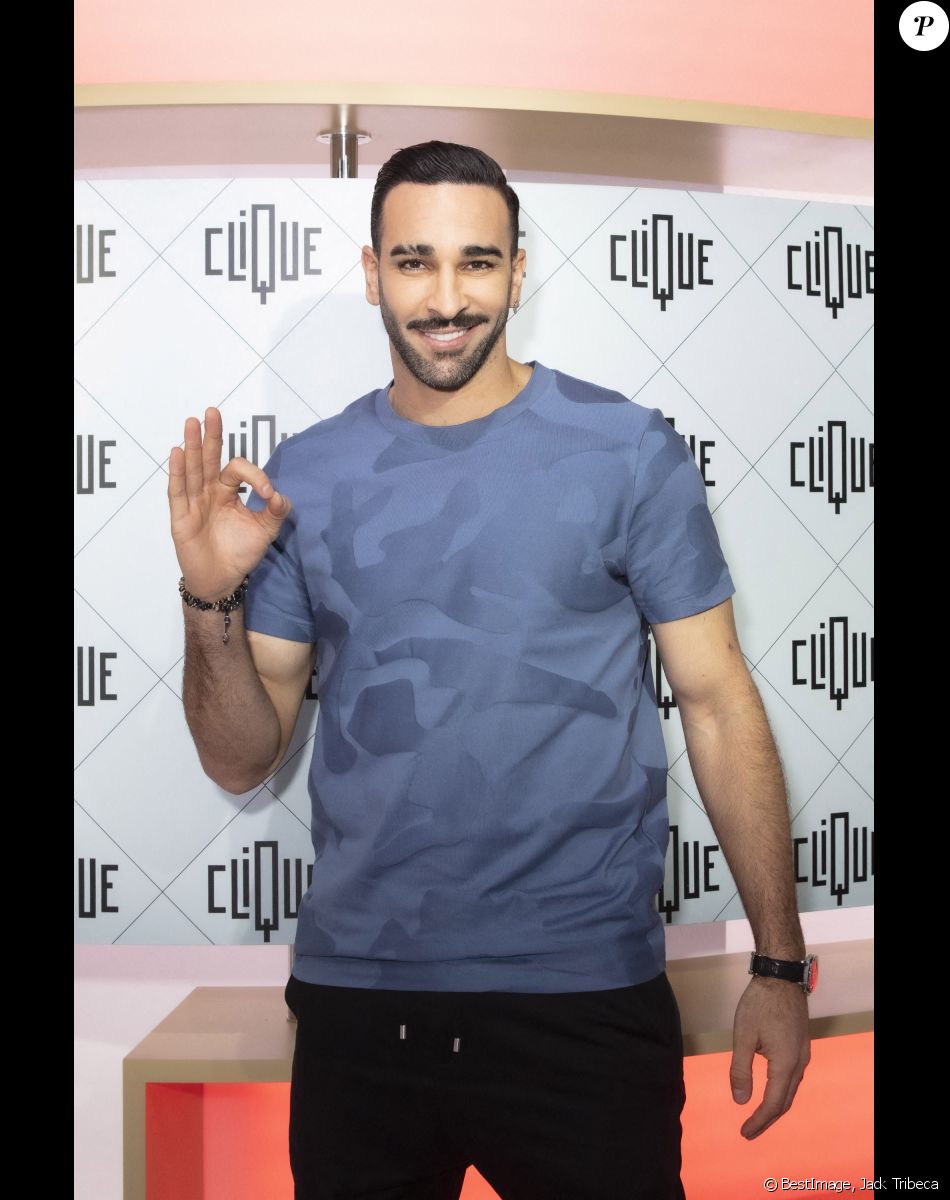 Exclusif - Adil Rami - Backstage de l'émission Clique, présentée par M.Achour - Paris le 27/01/2022 - © Jack Tribeca / Bestimage