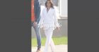 Meghan Markle réapparaît avec Harry : look total blanc et hors de prix pour son grand retour en Europe !