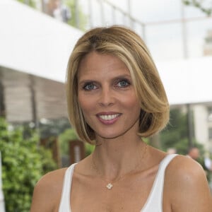 Sylvie Tellier dans les tribunes lors des internationaux de tennis de Roland Garros à Paris, France, le 4 juin 2019. © Jean-Baptiste Autissier/Panoramic/Bestimage 