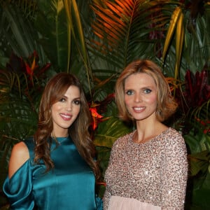 Exclusif - Iris Mittenaere, Sylvie Tellier (enceinte) - Dîner de gala à l'occasion du 20ème anniversaire de la fondation Children Of Africa au Palais des Congrès Sofitel Hôtel Ivoire à Abidjan, le 16 mars 2018. © Dominique Jacovides/Bestimage 