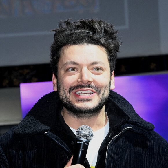 Exclusif - Kev Adams lors de la soirée de gala d'exception pour les 10 ans de l'association "Les Rois du monde" (LRDM) à la salle Wagram à Paris le 14 mars 2022. © Rachid Bellak / Bestimage 