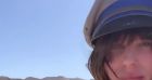Lou Doillon lors d'un road trip aux Etats-Unis. Le 15 avril 2022.
