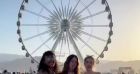 Iris Mittenaere lors du dernier jour du premier week-end de Coachella. Le 17 avril 2022.