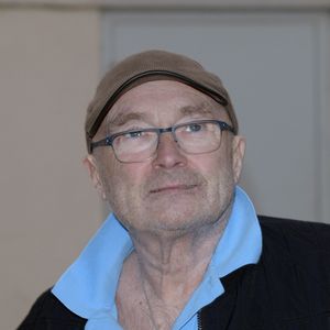 Phil Collins inaugure la bijouterie "Orianne Collins" du nom de ex femme Orianne avec qui il est a nouveau en couple à Miami le 10 mai 2018.