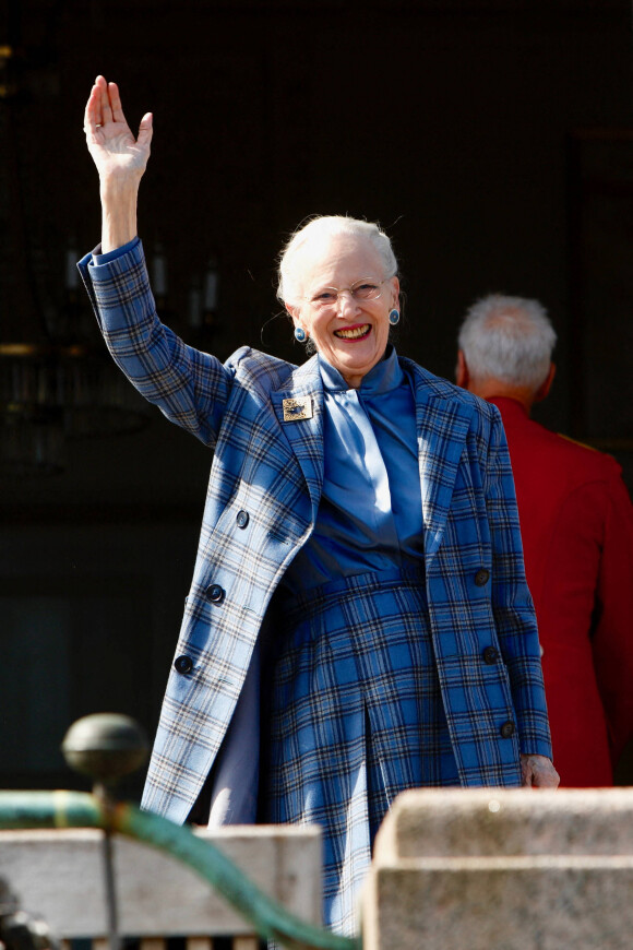 La reine Margrethe - 82e anniversaire de la reine Margrethe II de Danemark à Aarhus, le 16 avril 2022.