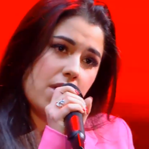 Maestrina de l'équipe de Marc Lavoine lors des cross-battles de "The Voice 11" - Emission du 23 avril 2022, TF1