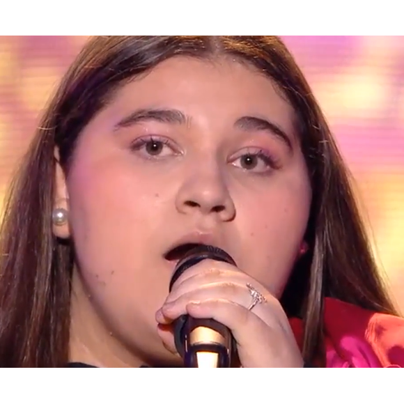 Morgane de l'équipe de Florent Pagny lors des cross-battles de "The Voice 11" - Emission du 23 avril 2022, TF1