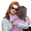 Marcia Cross et l'une de ses filles (Los Angeles, 23 janvier 2010)