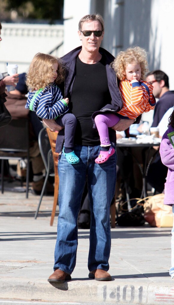 Tom Mahoney et ses jumelles (Los Angeles, 23 janvier 2010)