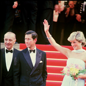 Diana et Charles au Festival de Cannes en 1987.