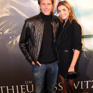 EMMANUEL PHILIBERT DE SAVOIE ET SA FEMME CLOTILDE COURAU DE SAVOIE - AVANT PREMIERE DU FILM L' ORDRE ET LA MORALE AU CINEMA UGC NORMANDIE, A PARIS, LE 8 NOVEMBRE 2011