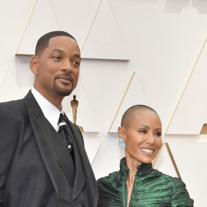 Jada Pinkett Smith, Will Smith au photocall de la 94ème édition de la cérémonie des Oscars à Los Angeles, le 27 mars 2022. 