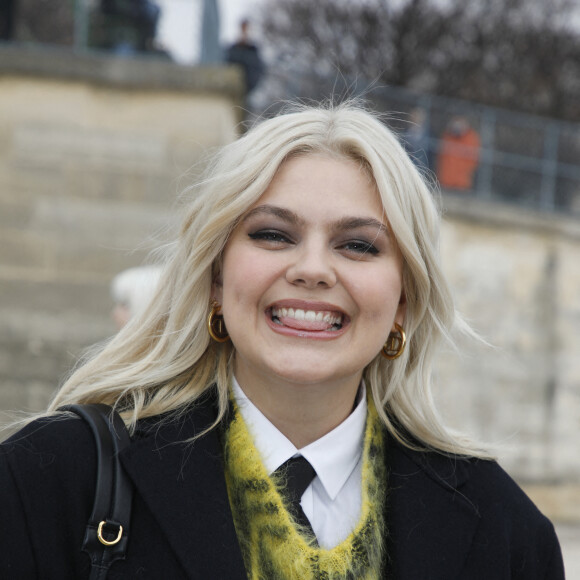 Louane Emera - Arrivées au défilé Dior Femme Automne/Hiver 2022/2023 lors de la Fashion Week de Paris, France, le 1er mars 2022. © Denis Guignebourg/Bestimage 