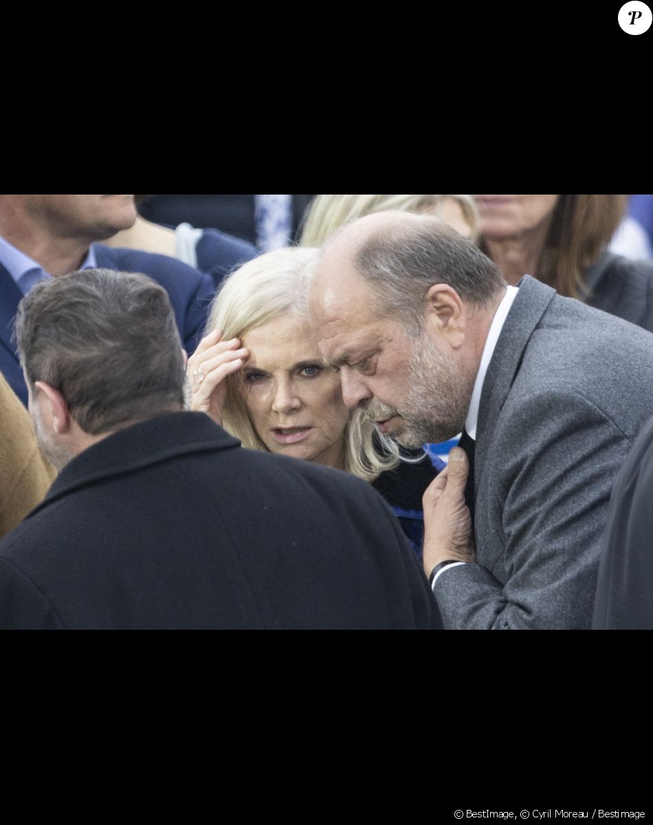 Élisabeth Guigou, Eric Dupond-Moretti - Le président Emmanuel Macron prononce un discours au Champ de Mars le soir de sa victoire à l'élection présidentielle le 24 avril 2022. © Cyril Moreau / Bestimage