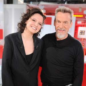Exclusif - Anne Sila et Florent Pagny - Enregistrement de l'émission "Vivement Dimanche" présentée par M.Drucker © Guillaume Gaffiot / Bestimage