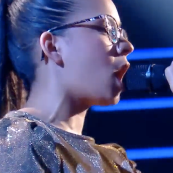 Sonia de l'équipe de Florent Pagny lors des cross-battles de "The Voice" - Émission du 30 avril 2022, TF1