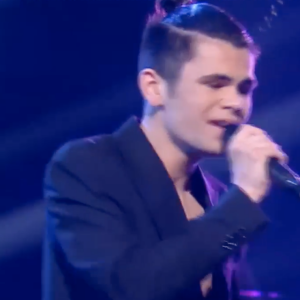 Axel de l'équipe de Vianney lors des cross-battles de "The Voice" - Émission du 30 avril 2022, TF1