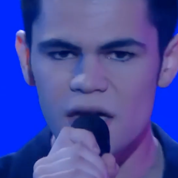Axel de l'équipe de Vianney lors des cross-battles de "The Voice" - Émission du 30 avril 2022, TF1