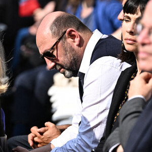 Kad Merad - Cérémonie d'hommage national à l'Hôtel national des Invalides en hommage à Michel Bouquet décédé le 13 avril 2022. Paris le 27 avril 2022. Michel Bouquet a été inhumé dans la plus stricte intimité le 15/04/2022 à Étais-la Sauvin dans l'Yonne. © David Nivière / Pool / Bestimage 