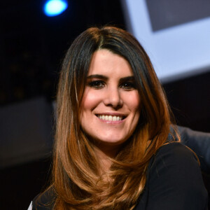 Karine Ferri lors du 7ème gala de l'association "Les Rois du Monde" avec un plateau d'artistes et une vente aux enchères au profit des enfants défavorisés, orphelins et hospitalisés, suivi d'une soirée dansante à la Salle Wagram à Paris, France, le 18 février 2019. © Rachid Bellak/Bestimage 