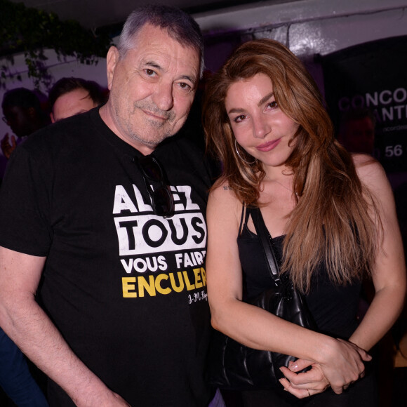 Jean-Marie Bigard et sa femme Lola Marois - People à l'évènement "Les Brunchs du Shelby" by Brahim Zaibat et Noam Chouat au Concorde Atlantique à Paris, le 13 juin 2021. © Rachid Bellak/Bestimage 