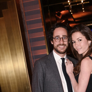 Thomas Hollande et sa femme Emilie Broussouloux - Soirée Le Bal du Siècle pour les 5 ans de l'hôtel Nolinski Paris le 8 mars 2022. © Rachid Bellak / Bestimage 