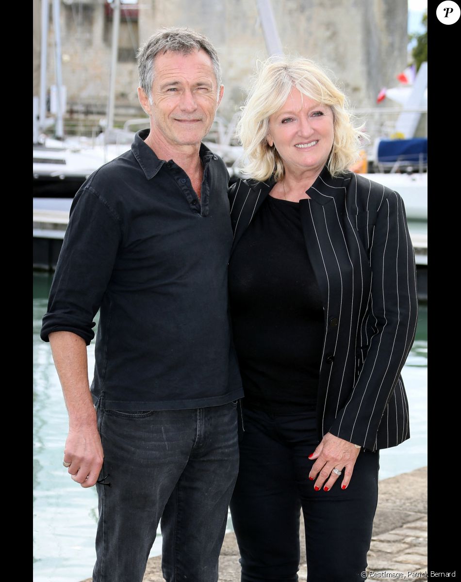Charlotte de Turckheim et Bruno Wolkowitch - Photocall du téléfilm "La loi de Valérie" lors de la 19ème édition du Festival de la Fiction TV de la Rochelle, France, le 16 septembre 2017. © Patrick Bernard/Bestimage