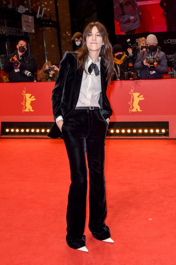 Charlotte Gainsbourg à la première du film "Les passagers de la nuit" lors de la 72e édition du festival international du film de Berlin (La Berlinale 2022), le 13 février 2022.