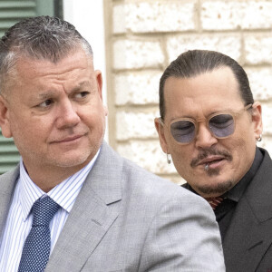 Johnny Depp et Amber Heard arrivent au tribunal de Fairfax en Virginie le 4 mai 2022. 
