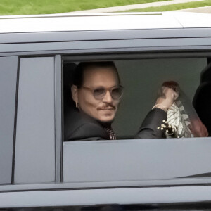 Johnny Depp et Amber Heard arrivent au tribunal de Fairfax en Virginie le 4 mai 2022. 