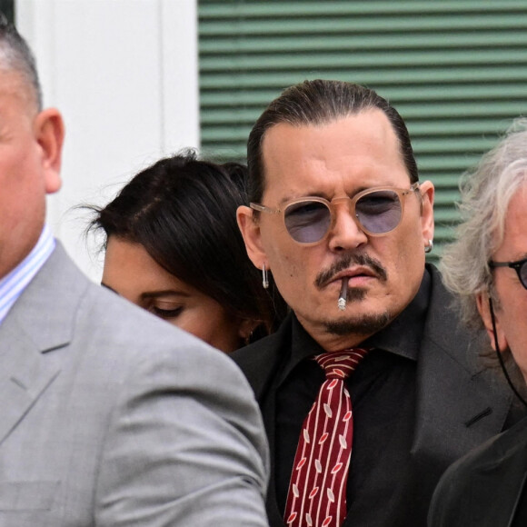 Johnny Depp et Amber Heard arrivent au tribunal de Fairfax en Virginie le 4 mai 2022. 