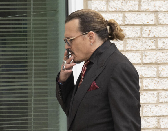 Johnny Depp et Amber Heard arrivent au tribunal de Fairfax en Virginie le 4 mai 2022. 